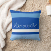 Coussin MAZIPOODLES Rayures Spaghetti 105 Nom (Couverture)