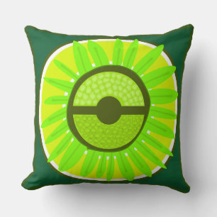 Coussin Mazipoodles Sunflower Sunshine : Vert