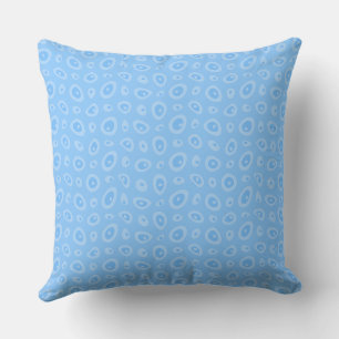 Coussin Mazipoodles Teardrops Abstraits - Bleu