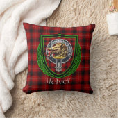Coussin McIver Scottish Clan Tartan & Crest (Couverture)