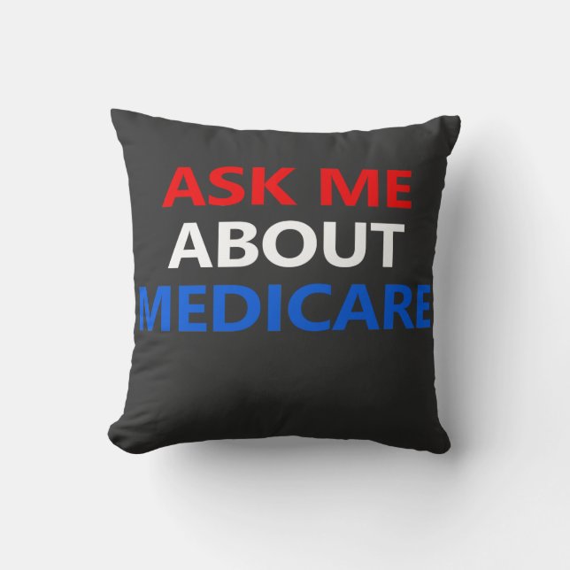 Coussin me demander à propos de Medicare (Recto)