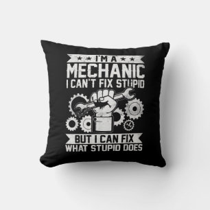 Coussin Mécanicien automobile drôle Ingénieur Hommes Femme