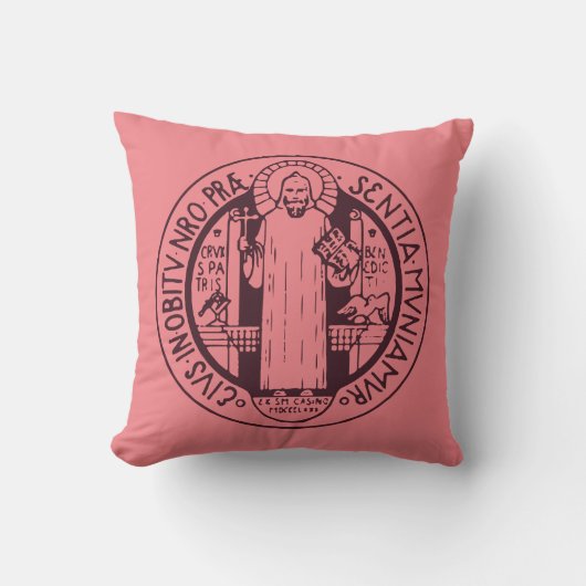 Coussin Médaille Saint Benoît (Recto)