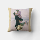 Coussin Médaillon de bronze du 8e Mariage avec photo (Verso)