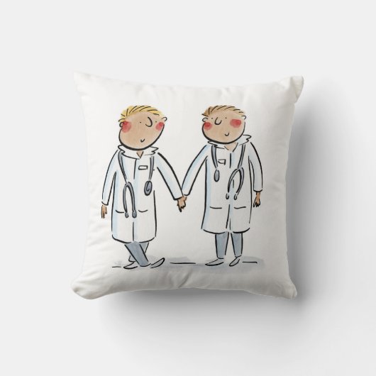 Coussin Médecins (Recto)
