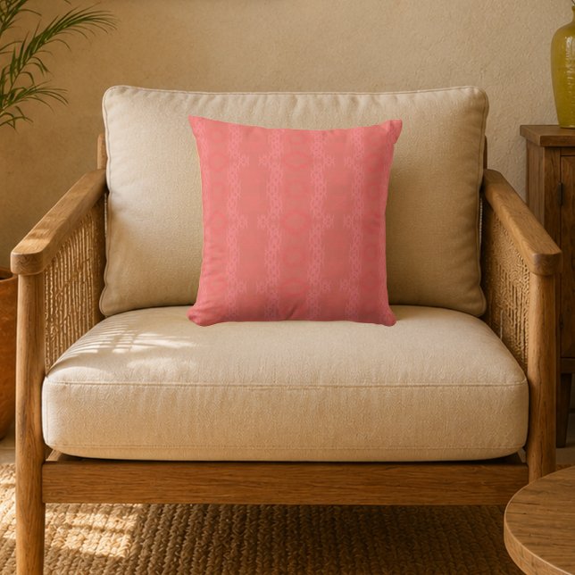 Coussin Medina Blush Géométrique Marocain (Créateur téléchargé)