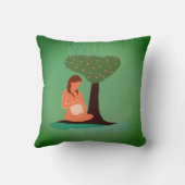 Coussin Méditation du printemps (Verso)
