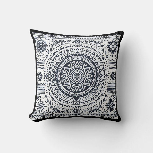 Coussin Méditation Mandala (Recto)