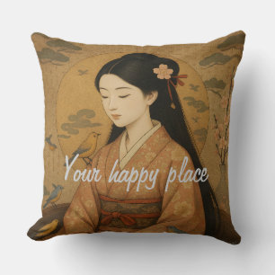 Coussin Méditation zen esthétique personnalisée Minutieux