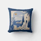 Coussin Mediterranean Coastal Villa Arch Cushion (Recto)
