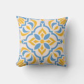 Coussin Mediterranean Golden Bloom (Recto)