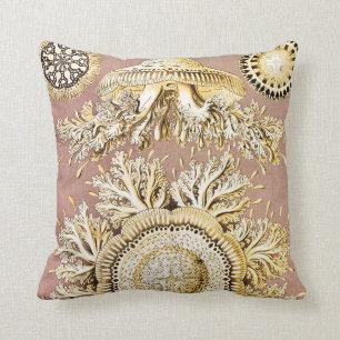 Coussin Méduse, Discomedusae par Ernst Haeckel