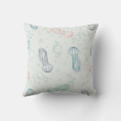 Coussin Méduses dérivent double face (Verso)