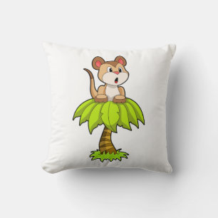 Coussin Meerkat avec arbre