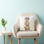 Coussin Meerkat épouse avec Voile (Chaise)