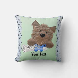Coussin Méfiez-vous de l'oreiller à lancer masculin n°2 20
