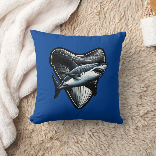 Coussin Megalodon Tooth (Couverture)