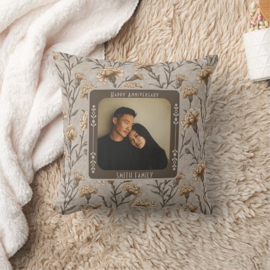 Coussin Meilleur 50e anniversaire de mariage sentimental  (Couverture)