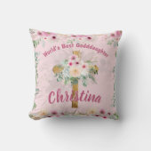 Coussin Meilleur Baptême GODDAUGHTER Confirmation Communio (Recto)