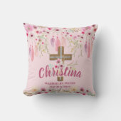 Coussin Meilleur Baptême GODDAUGHTER Confirmation Communio (Recto)