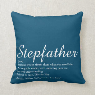 Coussin Meilleur beau-père du monde, définition de beau-pè