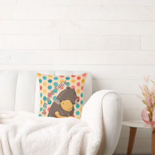 Coussin Meilleur cadeau pour la journée de la mère, le mei