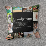 Coussin Meilleur Grand-Parents Toujours Définition 12 Phot<br><div class="desc">Personnalisez pour vos grands-parents spéciaux pour créer un cadeau unique. Une façon parfaite de leur montrer à quel point ils sont extraordinaires chaque jour. Conçu par Thisisnotme©</div>
