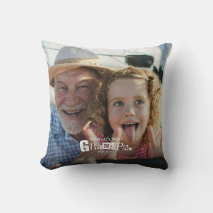 Coussin Meilleur Grand-Père du Monde Cadeau pour Grand-Pèr