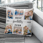 Coussin Meilleur Grand-Père Jamais Grand-Enfants Collage P<br><div class="desc">Célébrez le lien chéri avec le "Meilleur Grand-Père Jamais" Grand-Enfants Photo Collage Jeter Oreiller. Ce coussin personnalisé présente un collage de photos précieuses capturant des moments spéciaux avec des petits-enfants. Le titre chaleureux "Best Grand-père Ever" ajoute une touche d'amour. Conçu à partir d'un tissu durable et de haute qualité, il...</div>