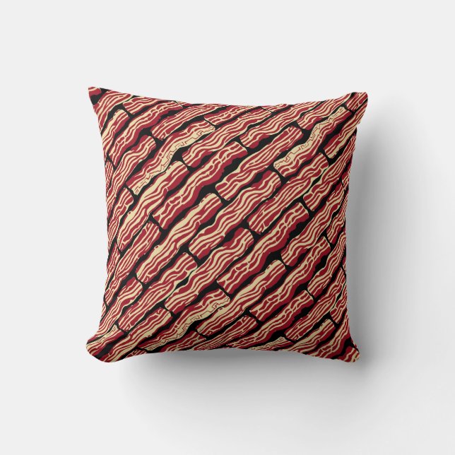 Coussin Meilleur Motif Bacon (Recto)