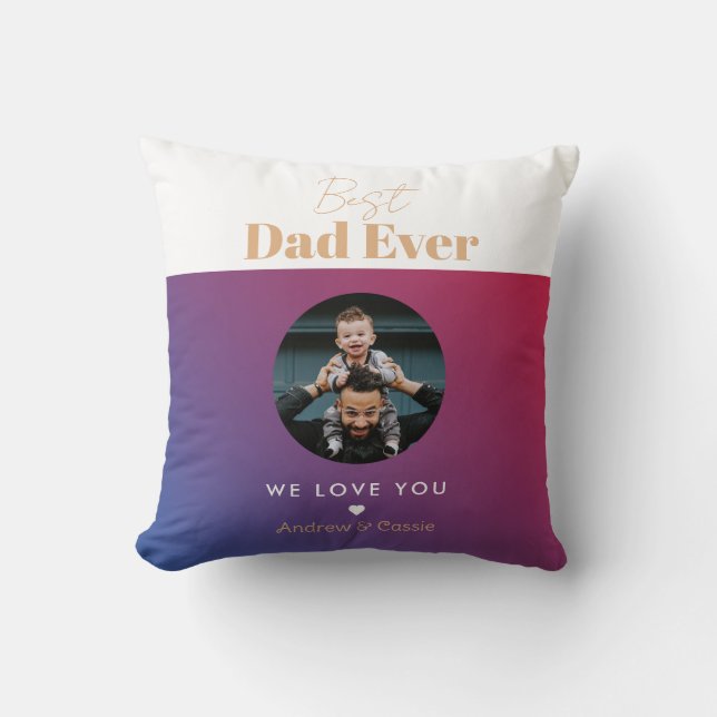 Coussin Meilleur papa (Recto)