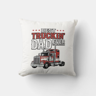 Coussin Meilleur Papa de Camionneur Ever Création de Chemi