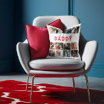 Coussin Meilleur papa du monde | Collage de photos<br><div class="desc">Cherchez-vous le cadeau parfait ? Ne cherchez pas plus loin que ce coussin de collage 12 photos unique! Montrez votre amour et votre reconnaissance pour les Pères spéciaux, Papa, Dads, Papas, et les parents pas ou bonus dans votre vie. Customisez le coussin avec un modèle qui dit "Meilleur Papa du...</div>