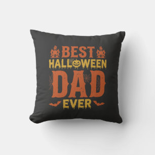 Coussin Meilleur papa Halloween de tous les temps Design v