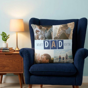 Coussin Meilleur Papa Jamais 4 Photos 