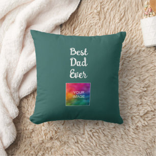 Coussin Meilleur papa Jamais Élégant Modèle manuscrit manu