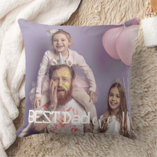 Coussin Meilleur papa jamais photo