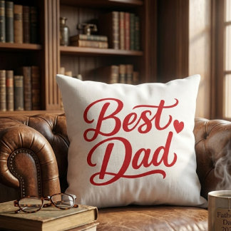 Coussin Meilleur Papa Tee Cadeau