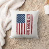 Coussin Meilleur Papi de tous les temps Conception de vect (Couverture)