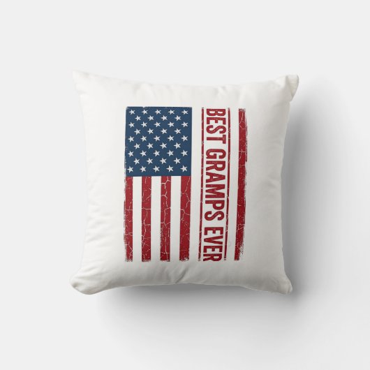 Coussin Meilleur Papi de tous les temps Conception de vect (Recto)