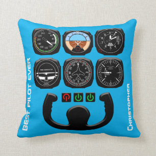 Coussin Meilleur Pilote Jamais Unique Et Drôle