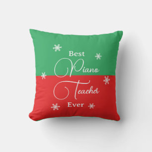 Coussin Meilleur professeur de piano jamais Piano Key Phot