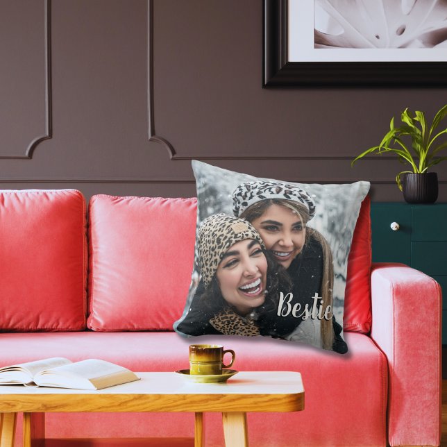 Coussin Meilleure Amie Personnalisée (Créateur téléchargé)