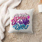 Coussin Meilleure Ex-Femme Ever (Style 2) (Couverture)