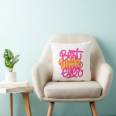 Coussin Meilleure Femme du Monde (Style 1) (Chaise)