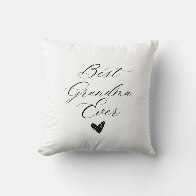 Coussin Meilleure grand-mère (Recto)