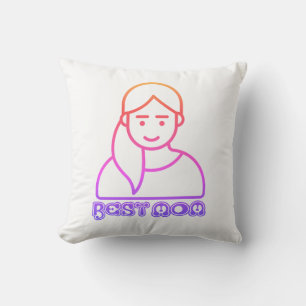 Coussin Meilleure illustration de maman Pillow