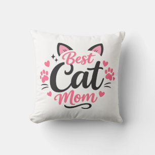 Coussin Meilleure maman de chat