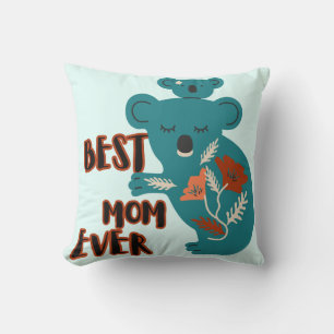 Coussin Meilleure maman Ever Koala Fête des mères