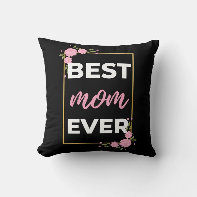 Coussin Meilleure maman jamais (Recto)